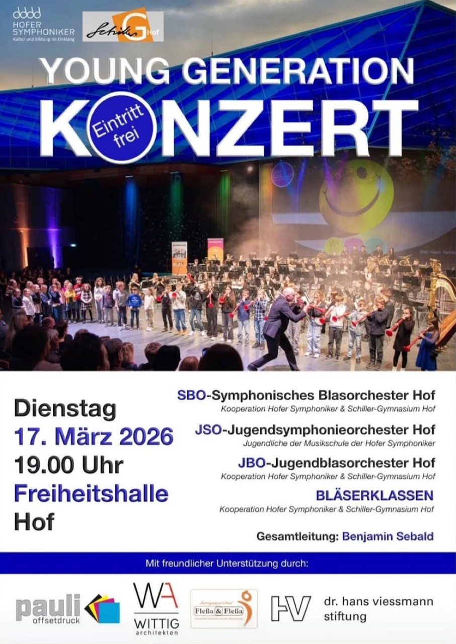 洋楽 Tanzorchester immervoll jetzt erst recht Konzert „YOUNG GENERATION“ - Hofer Symphoniker